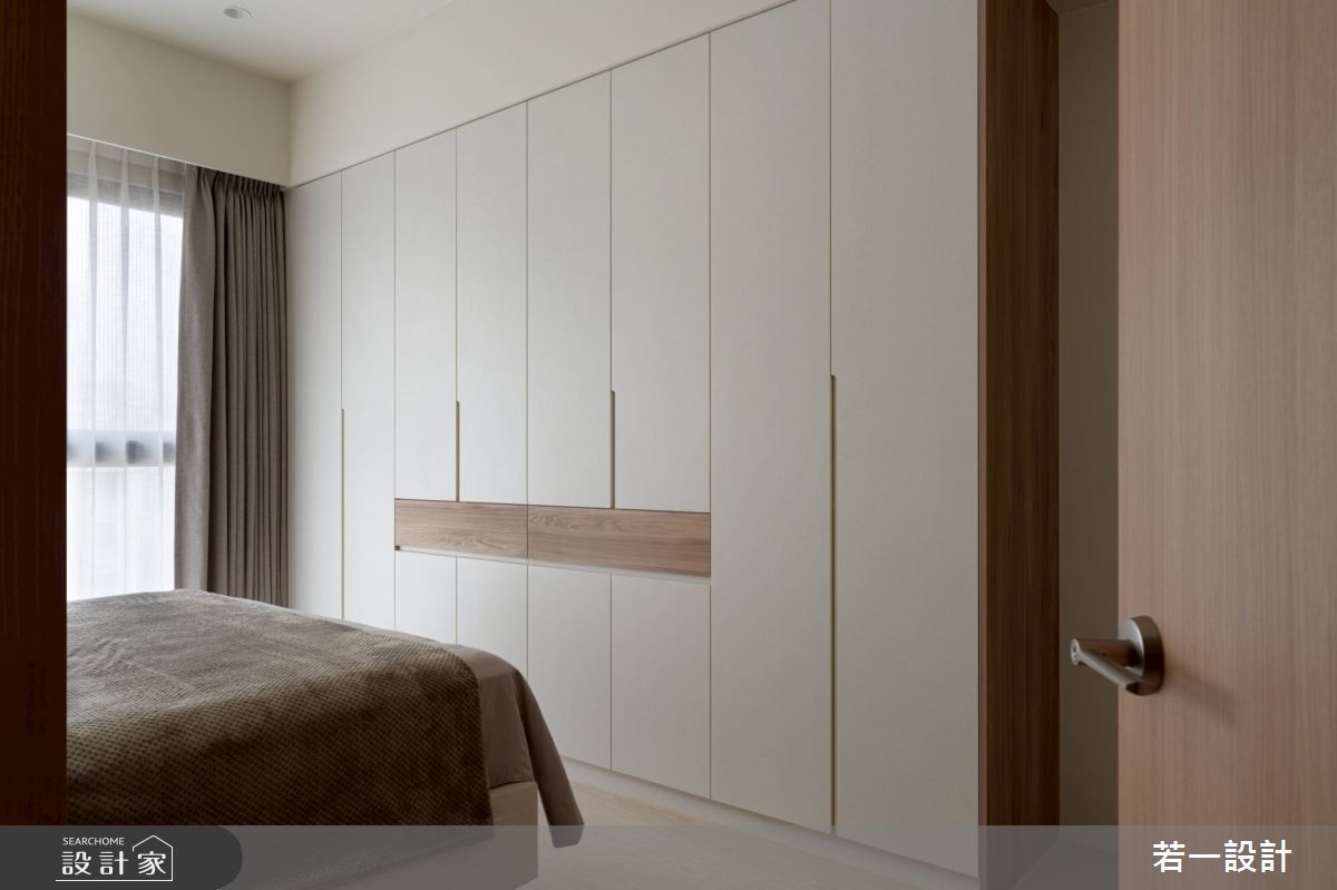 中古屋(5~15年)＿簡約風臥室案例圖片＿若一設計＿若一_漫影之19