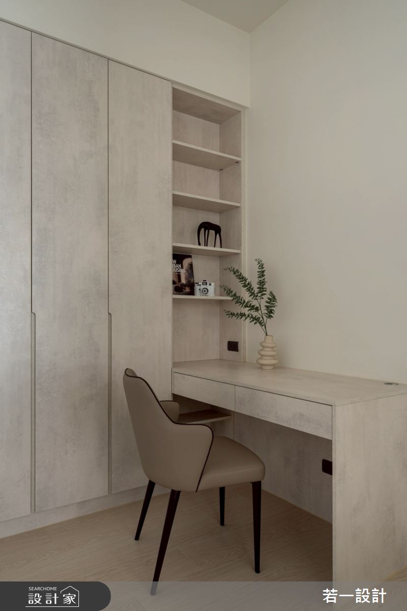中古屋(5~15年)＿簡約風臥室案例圖片＿若一設計＿若一_漫影之20