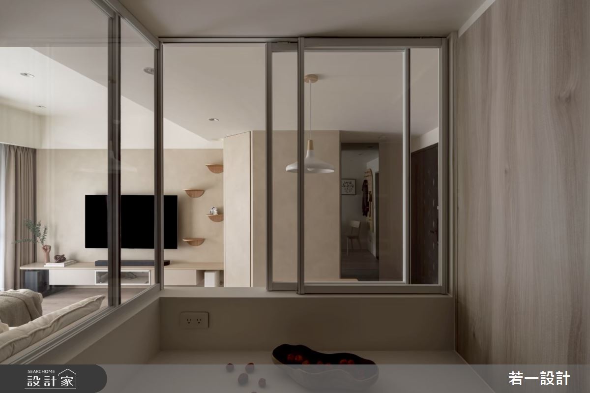 19坪新成屋(5年以下)＿北歐風書房案例圖片＿若一設計＿若一_伴嶼之7