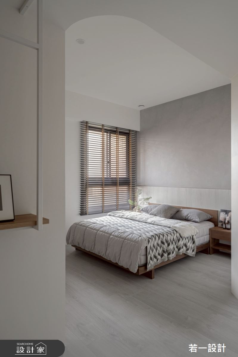20坪新成屋(5年以下)＿混搭風臥室案例圖片＿若一設計＿若一_睦境之13