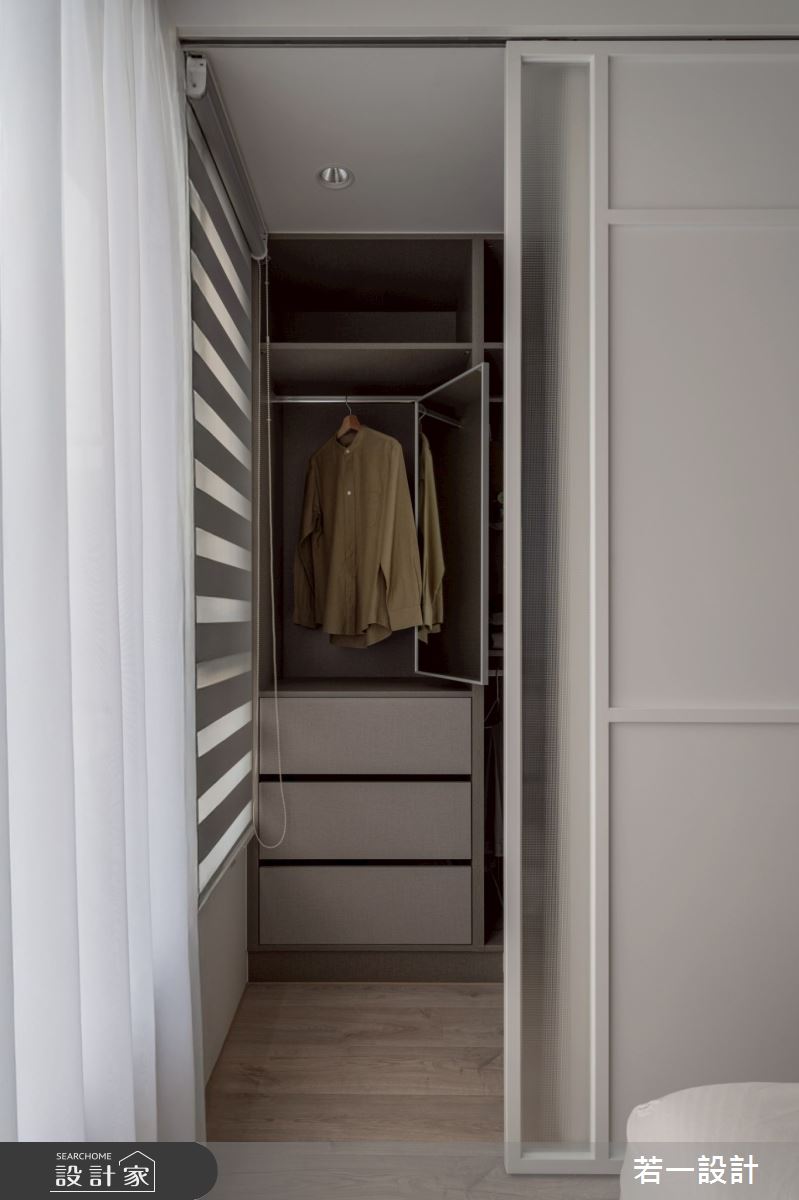 18坪新成屋(5年以下)＿混搭風臥室案例圖片＿若一設計＿若一_初寓之15