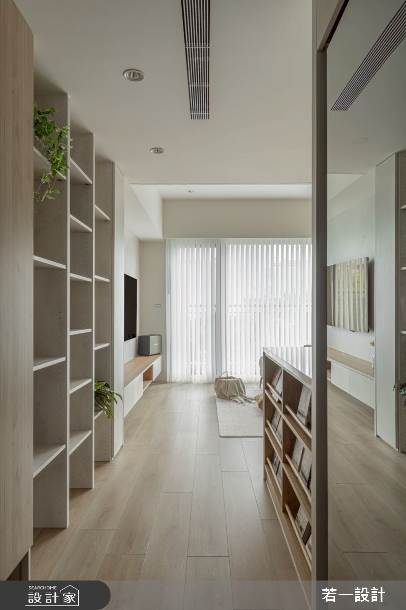 新成屋(5年以下)＿混搭風玄關案例圖片＿若一設計＿若一_暮木光影之12
