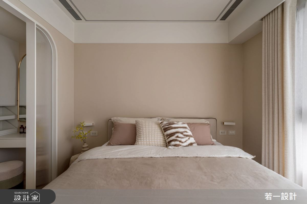 33坪新成屋(5年以下)＿新古典臥室案例圖片＿若一設計＿若一_柔霧之10