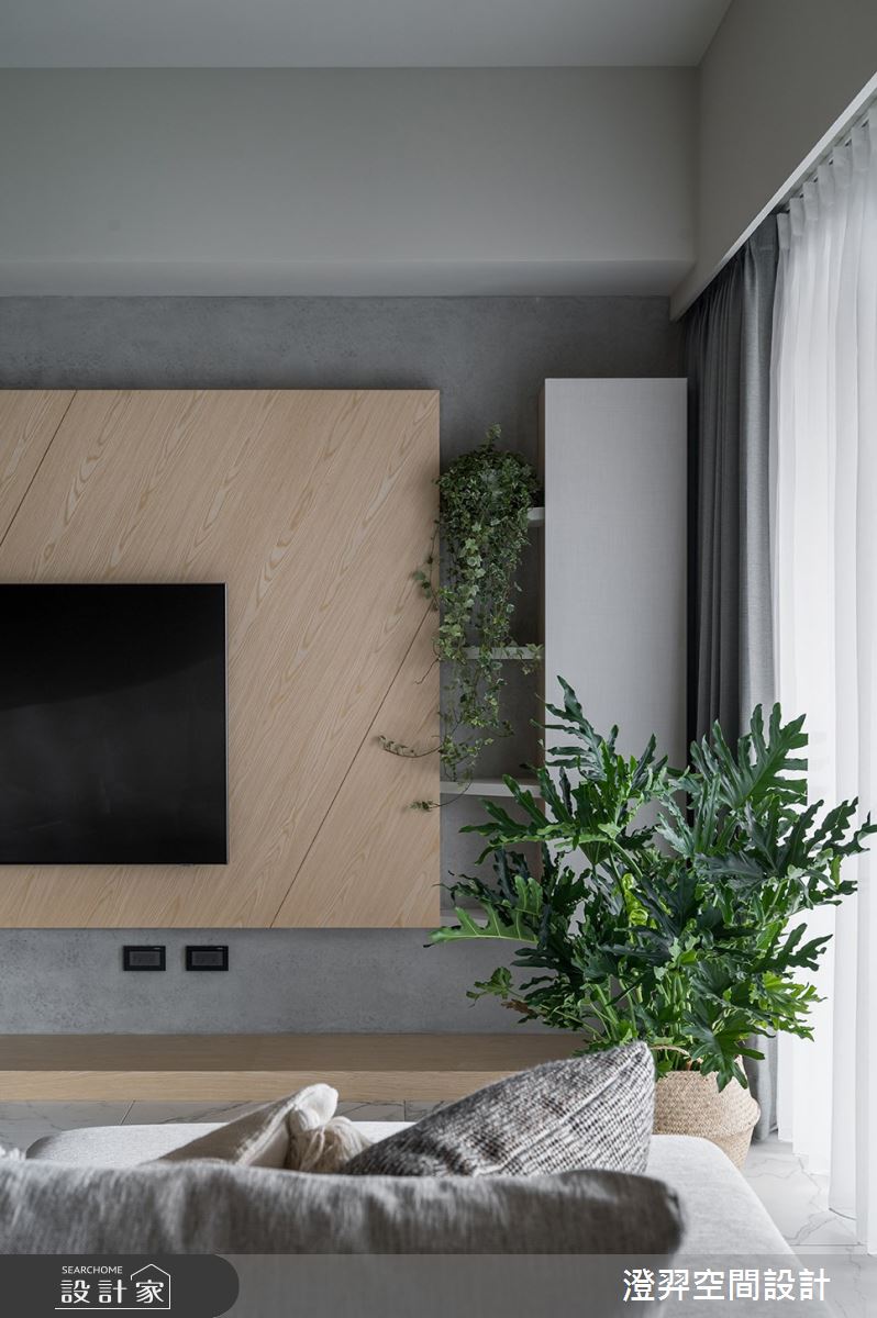 40坪新成屋(5年以下)＿北歐風客廳案例圖片＿澄羿空間設計＿澄羿_曦寓之6
