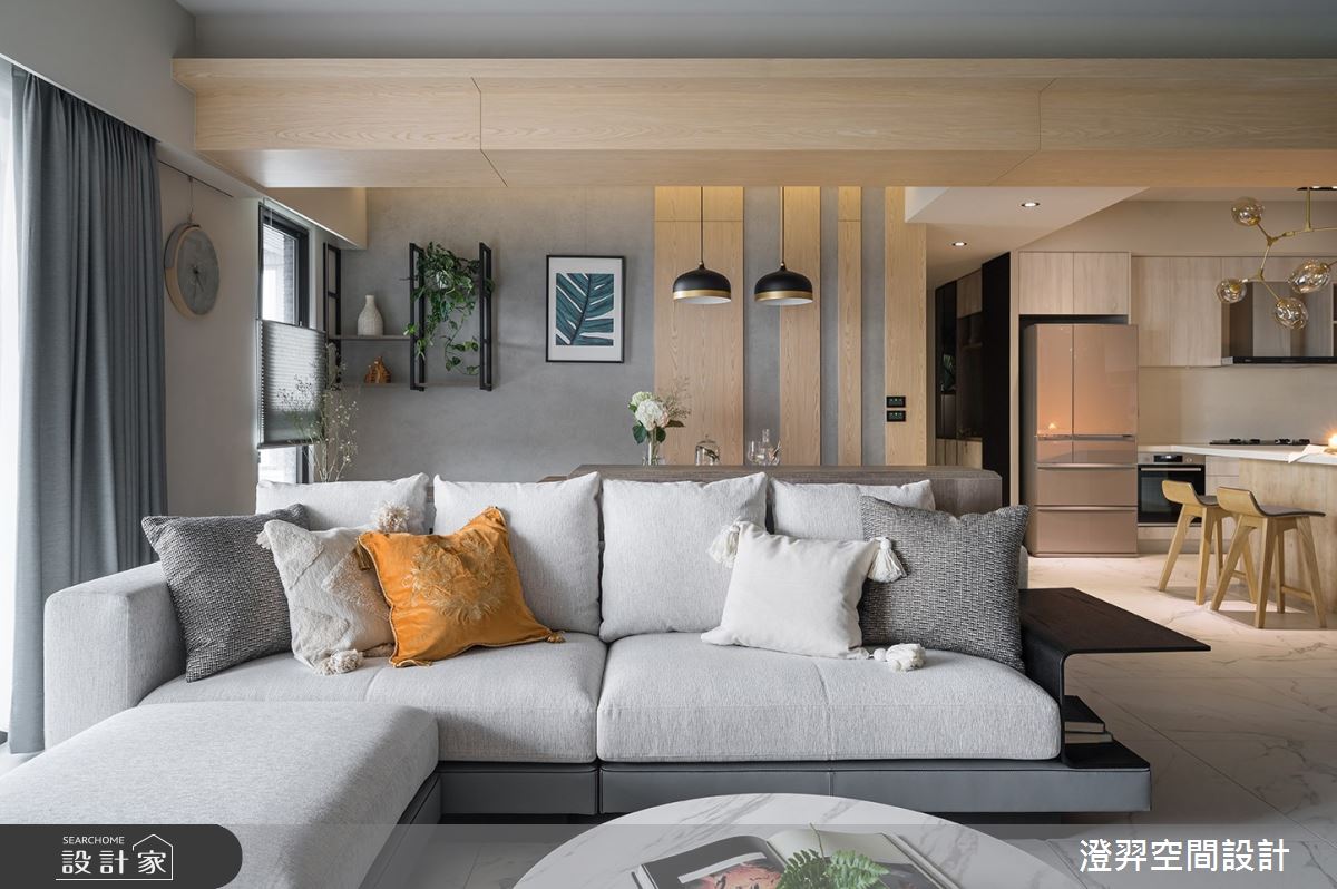 40坪新成屋(5年以下)＿北歐風客廳案例圖片＿澄羿空間設計＿澄羿_曦寓之7