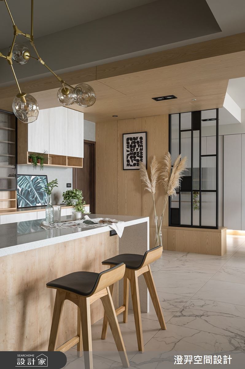 40坪新成屋(5年以下)＿北歐風中島案例圖片＿澄羿空間設計＿澄羿_曦寓之20