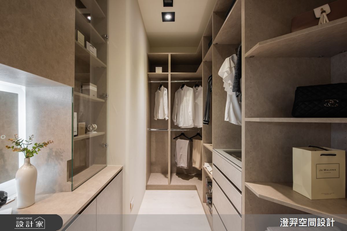22坪新成屋(5年以下)＿現代風更衣間案例圖片＿澄羿空間設計＿澄羿_微醺之27