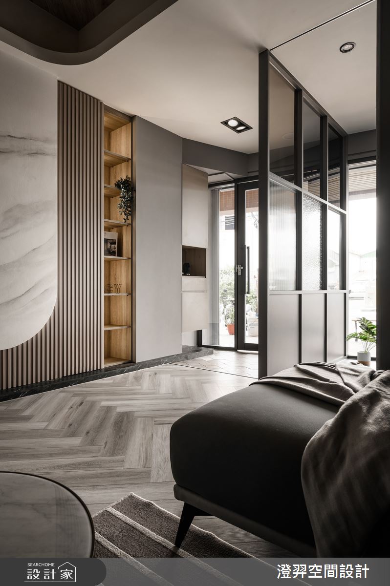 35坪老屋(16~30年)＿現代風客廳案例圖片＿澄羿空間設計＿澄羿_弦月之2