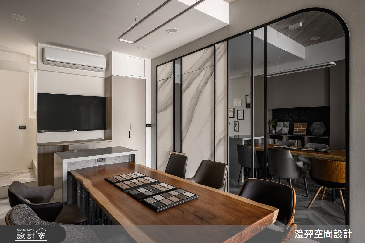 35坪老屋(16~30年)＿現代風餐廳工作區案例圖片＿澄羿空間設計＿澄羿_弦月之15