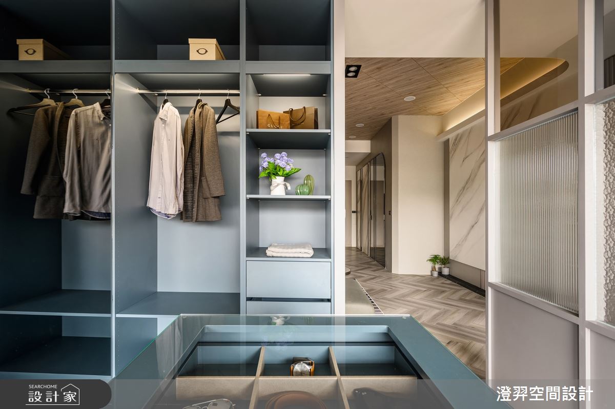 35坪老屋(16~30年)＿現代風更衣間案例圖片＿澄羿空間設計＿澄羿_弦月之18