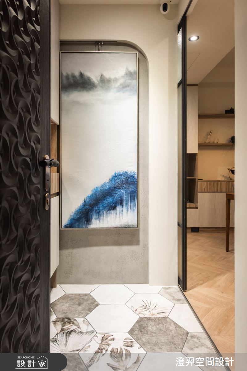 22坪新成屋(5年以下)＿北歐風玄關案例圖片＿澄羿空間設計＿澄羿_日青之1