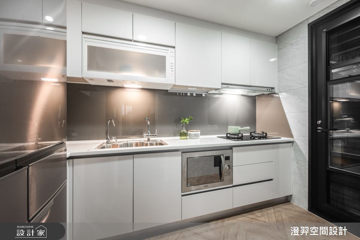 22坪新成屋(5年以下)＿北歐風廚房案例圖片＿澄羿空間設計＿澄羿_日青之18