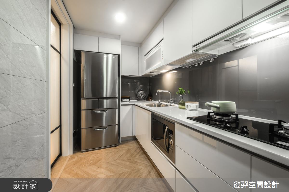 22坪新成屋(5年以下)＿北歐風廚房案例圖片＿澄羿空間設計＿澄羿_日青之19