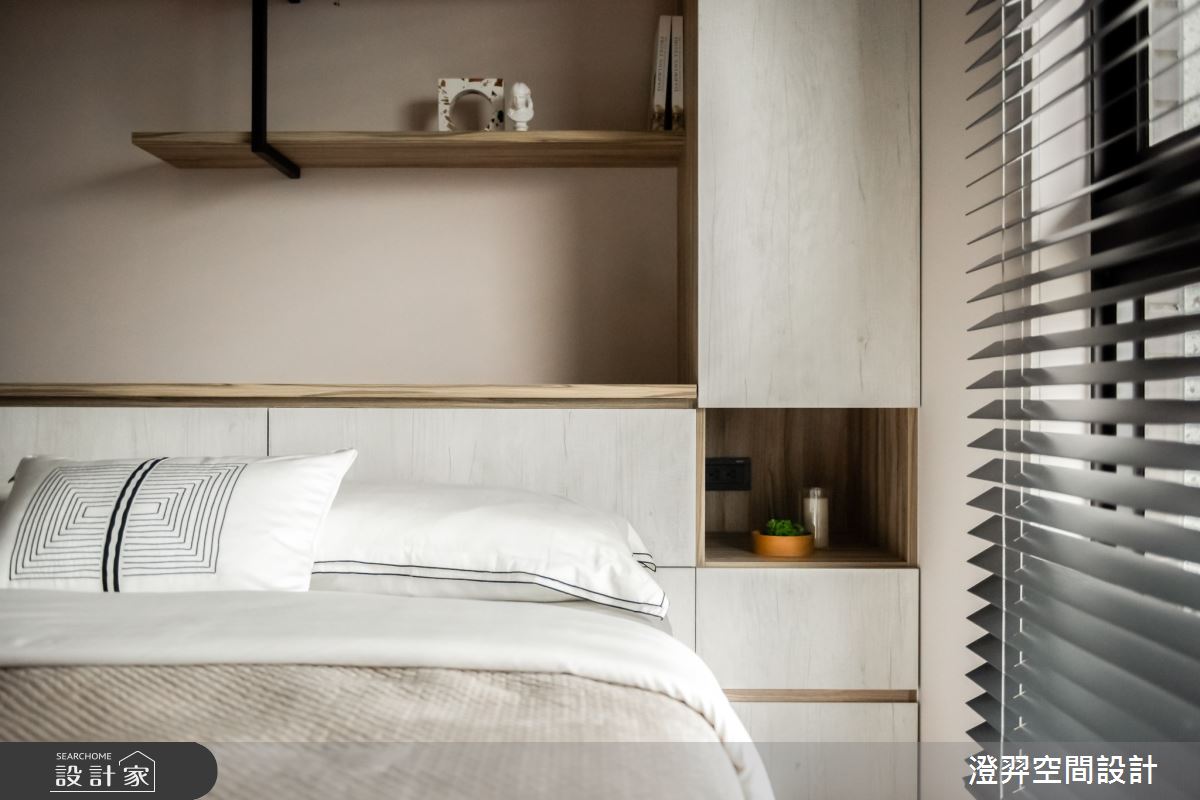 22坪新成屋(5年以下)＿北歐風臥室案例圖片＿澄羿空間設計＿澄羿_日青之25