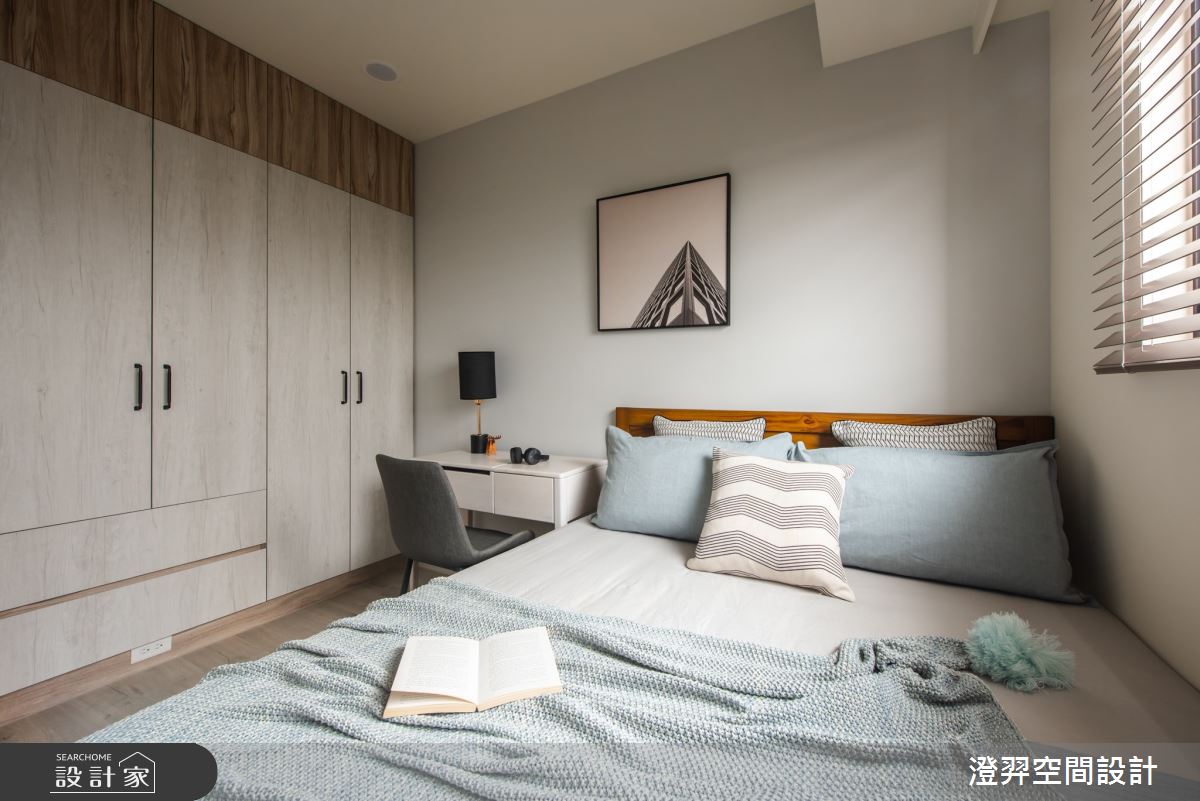 22坪新成屋(5年以下)＿北歐風客房案例圖片＿澄羿空間設計＿澄羿_日青之30