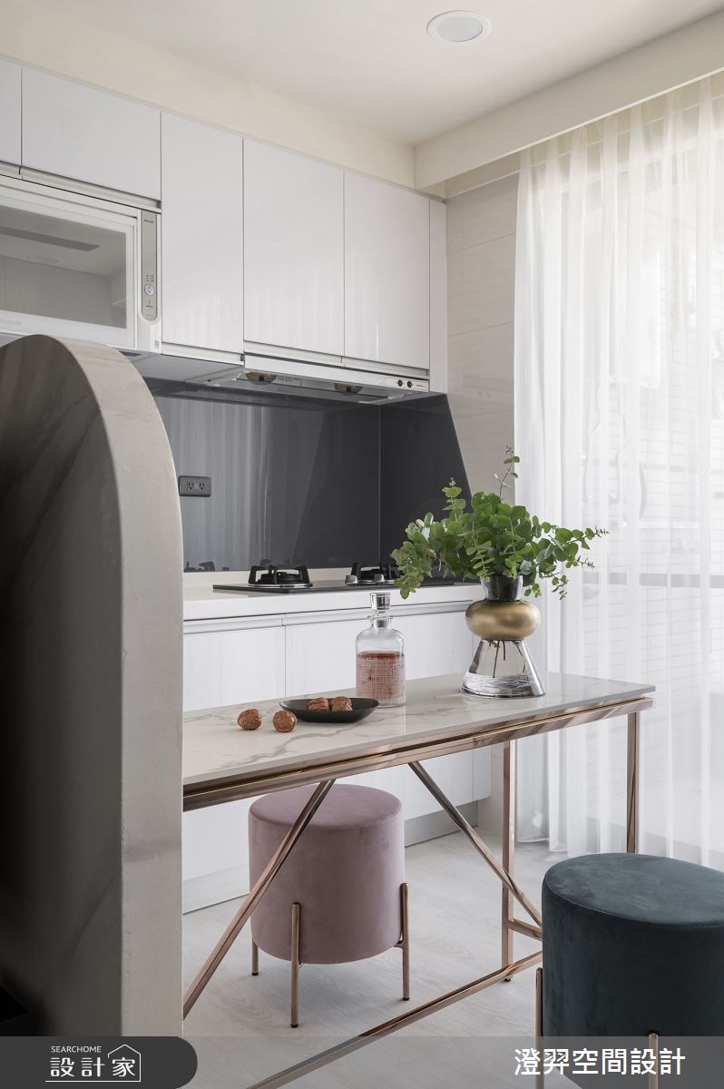 12坪新成屋(5年以下)＿現代風餐廳廚房案例圖片＿澄羿空間設計＿澄羿_和煦之8