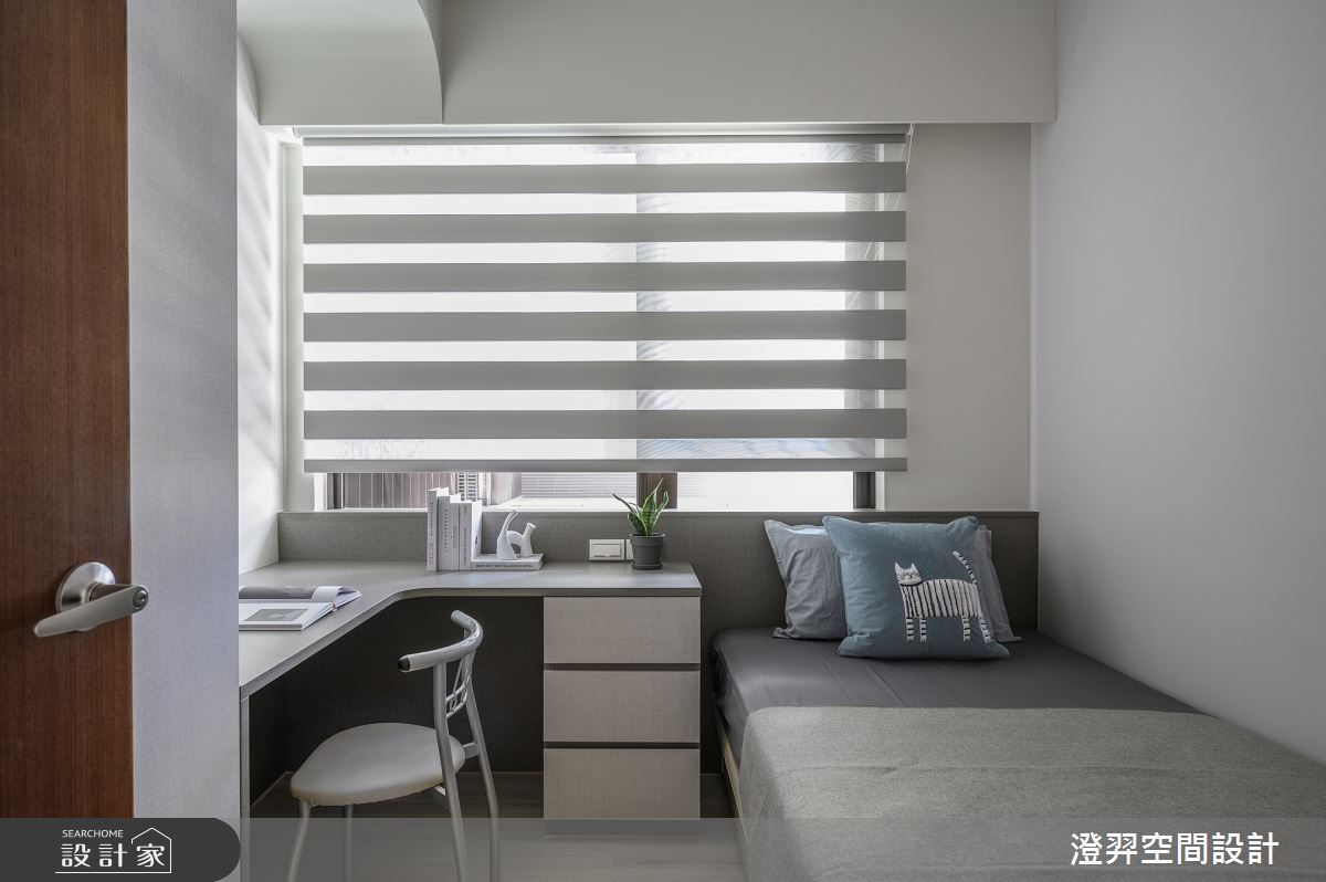 40坪新成屋(5年以下)＿北歐風客房案例圖片＿澄羿空間設計＿澄羿_和懿之20