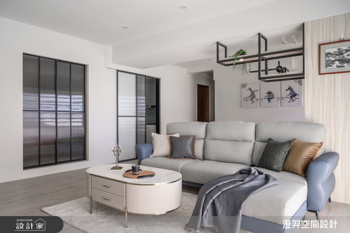 40坪新成屋(5年以下)＿北歐風客廳案例圖片＿澄羿空間設計＿澄羿_和懿之6