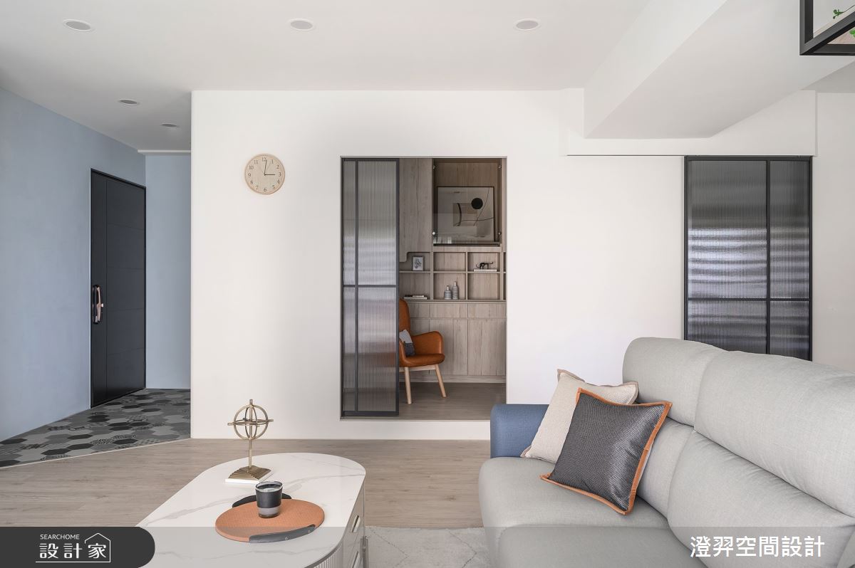 40坪新成屋(5年以下)＿北歐風玄關客廳多功能室案例圖片＿澄羿空間設計＿澄羿_和懿之8