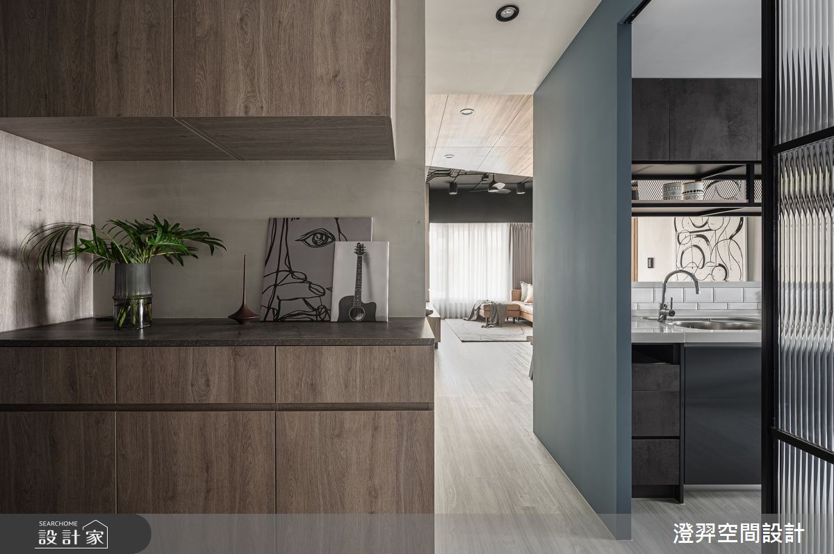 22坪新成屋(5年以下)＿工業風廚房走廊案例圖片＿澄羿空間設計＿澄羿_昀澄之12