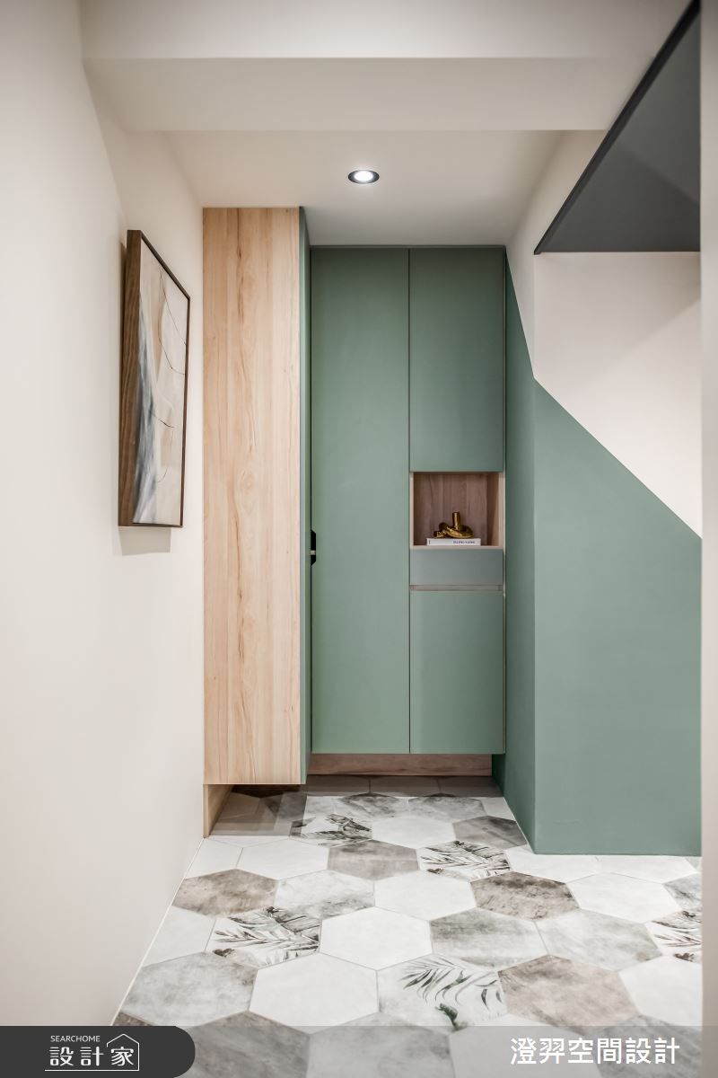 22坪新成屋(5年以下)＿北歐風玄關案例圖片＿澄羿空間設計＿澄羿_辰喆之2