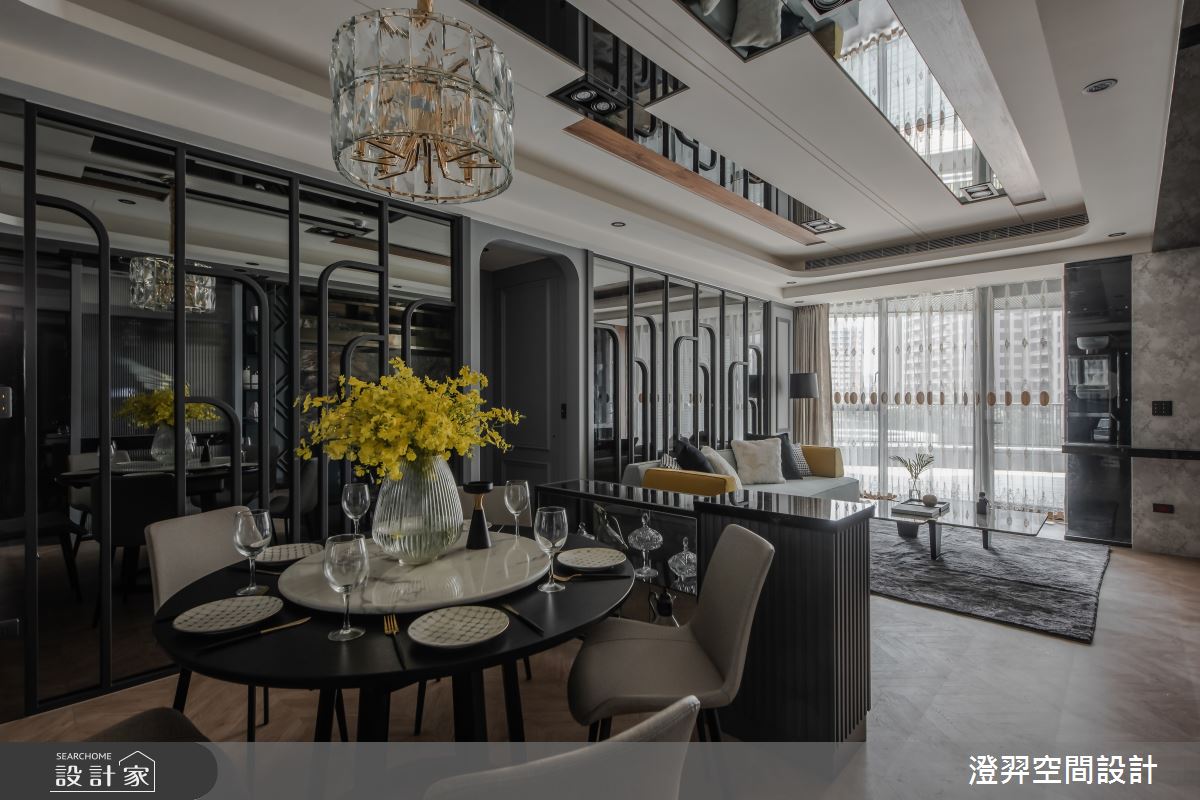 40坪＿現代風客廳餐廳案例圖片＿澄羿空間設計＿澄羿_藝境之13
