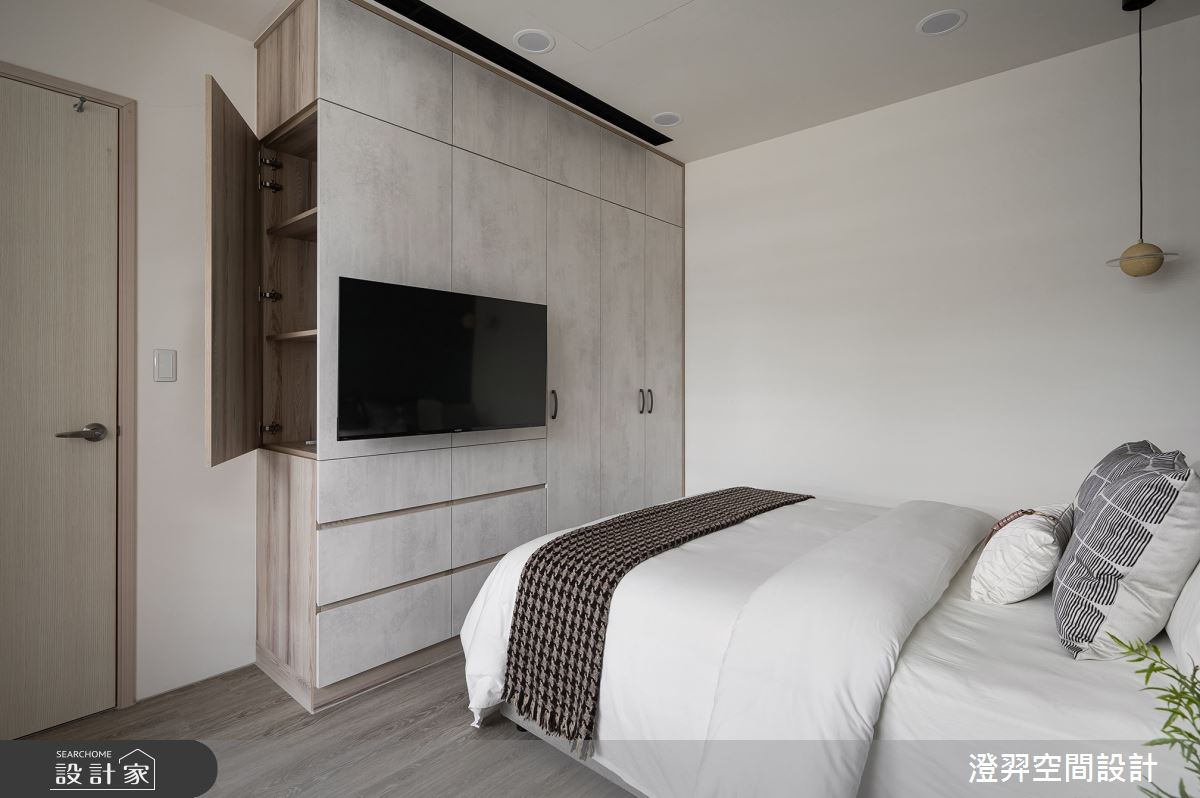 21坪新成屋(5年以下)＿現代風臥室案例圖片＿澄羿空間設計＿澄羿_浮金之14