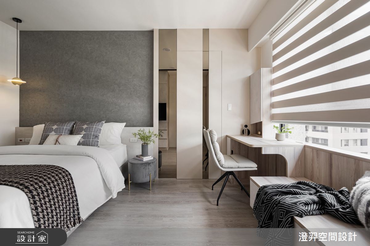 21坪新成屋(5年以下)＿現代風臥室臥榻案例圖片＿澄羿空間設計＿澄羿_浮金之17