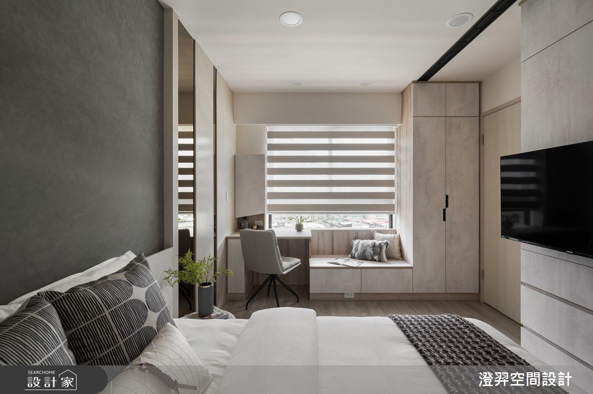 21坪新成屋(5年以下)＿現代風臥室臥榻案例圖片＿澄羿空間設計＿澄羿_浮金之16