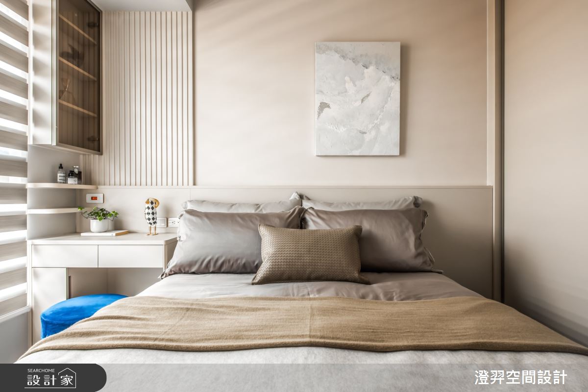 12坪新成屋(5年以下)＿現代風臥室案例圖片＿澄羿空間設計＿澄羿_暮羽之16