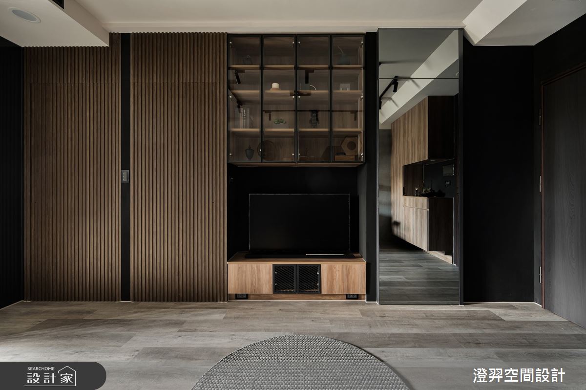 12坪新成屋(5年以下)＿工業風客廳案例圖片＿澄羿空間設計＿澄羿_璞木之5