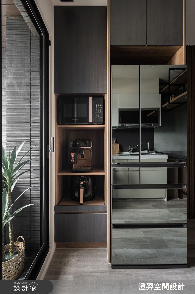 12坪新成屋(5年以下)＿工業風廚房案例圖片＿澄羿空間設計＿澄羿_璞木之12