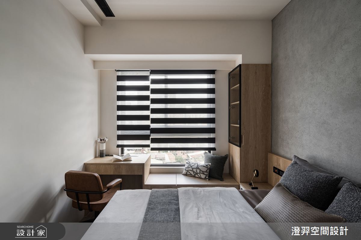 12坪新成屋(5年以下)＿工業風臥室臥榻案例圖片＿澄羿空間設計＿澄羿_璞木之18
