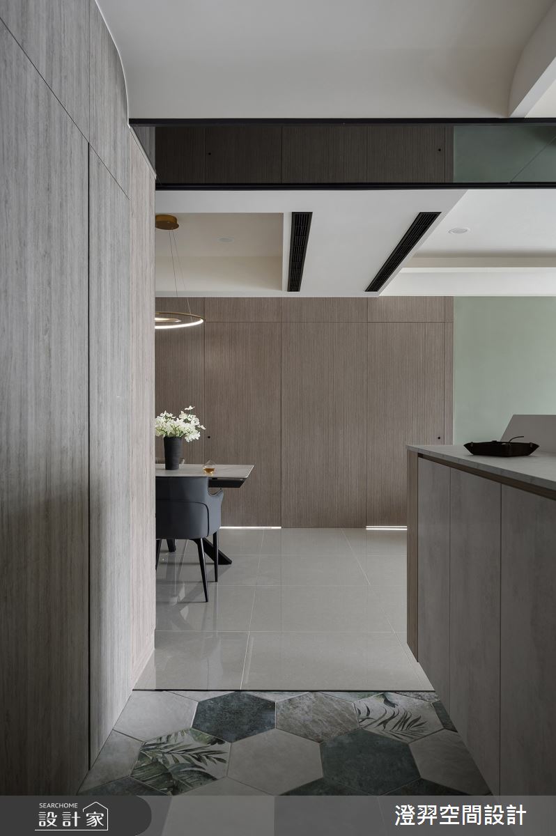 35坪新成屋(5年以下)＿現代風玄關案例圖片＿澄羿空間設計＿澄羿_光和light&peace之2