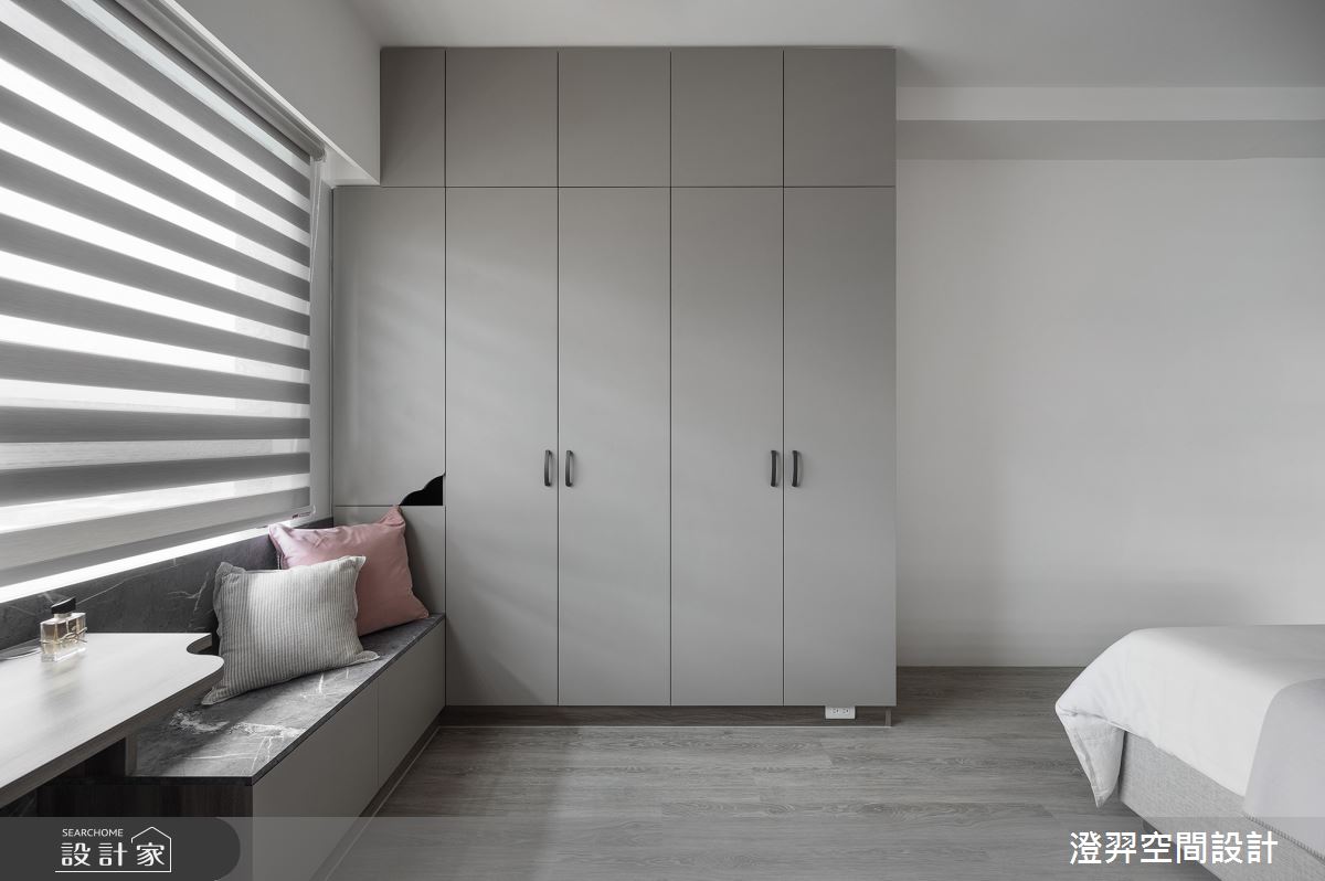 35坪新成屋(5年以下)＿現代風臥室案例圖片＿澄羿空間設計＿澄羿_光和light&peace之45