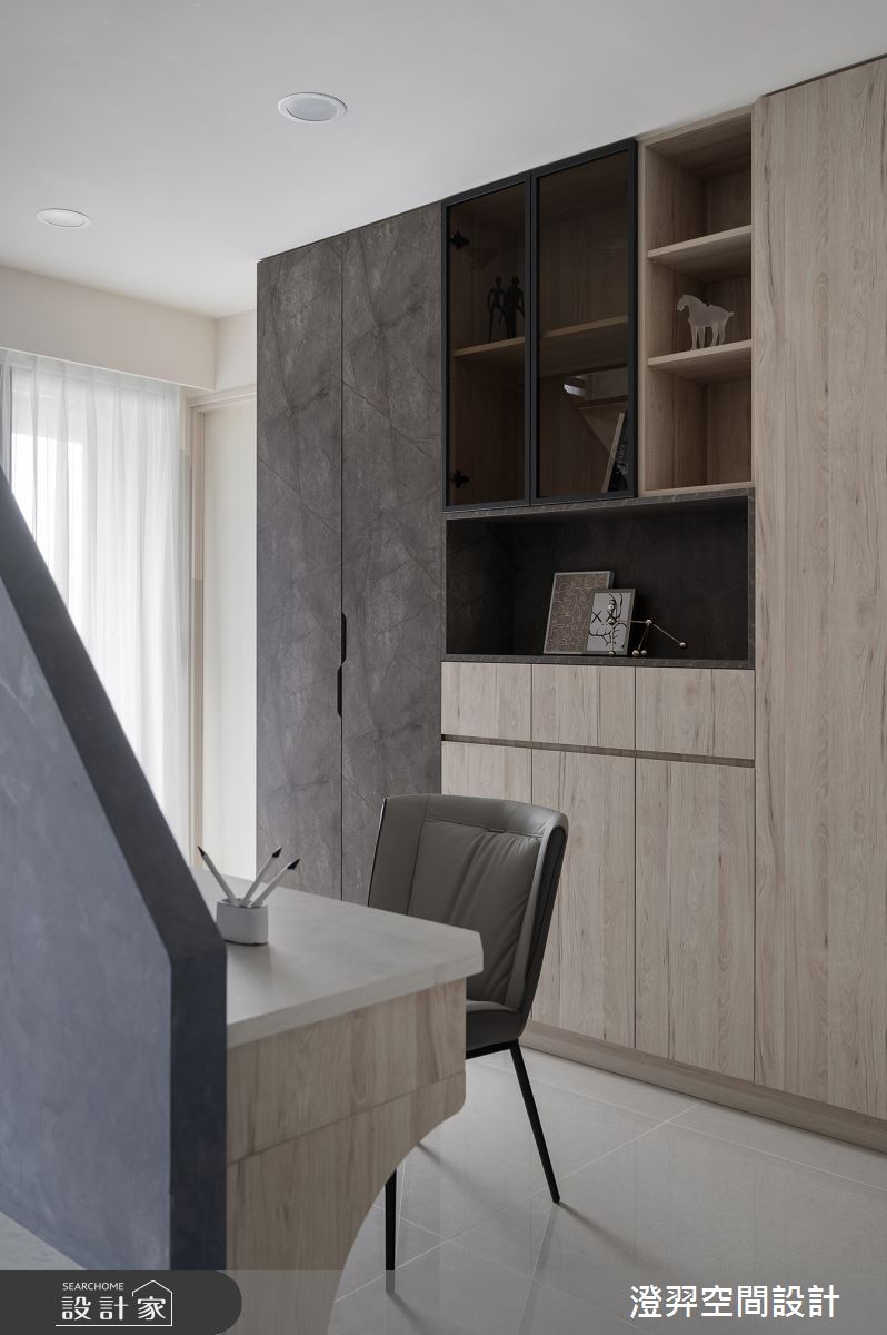35坪新成屋(5年以下)＿現代風書房案例圖片＿澄羿空間設計＿澄羿_光和light&peace之27
