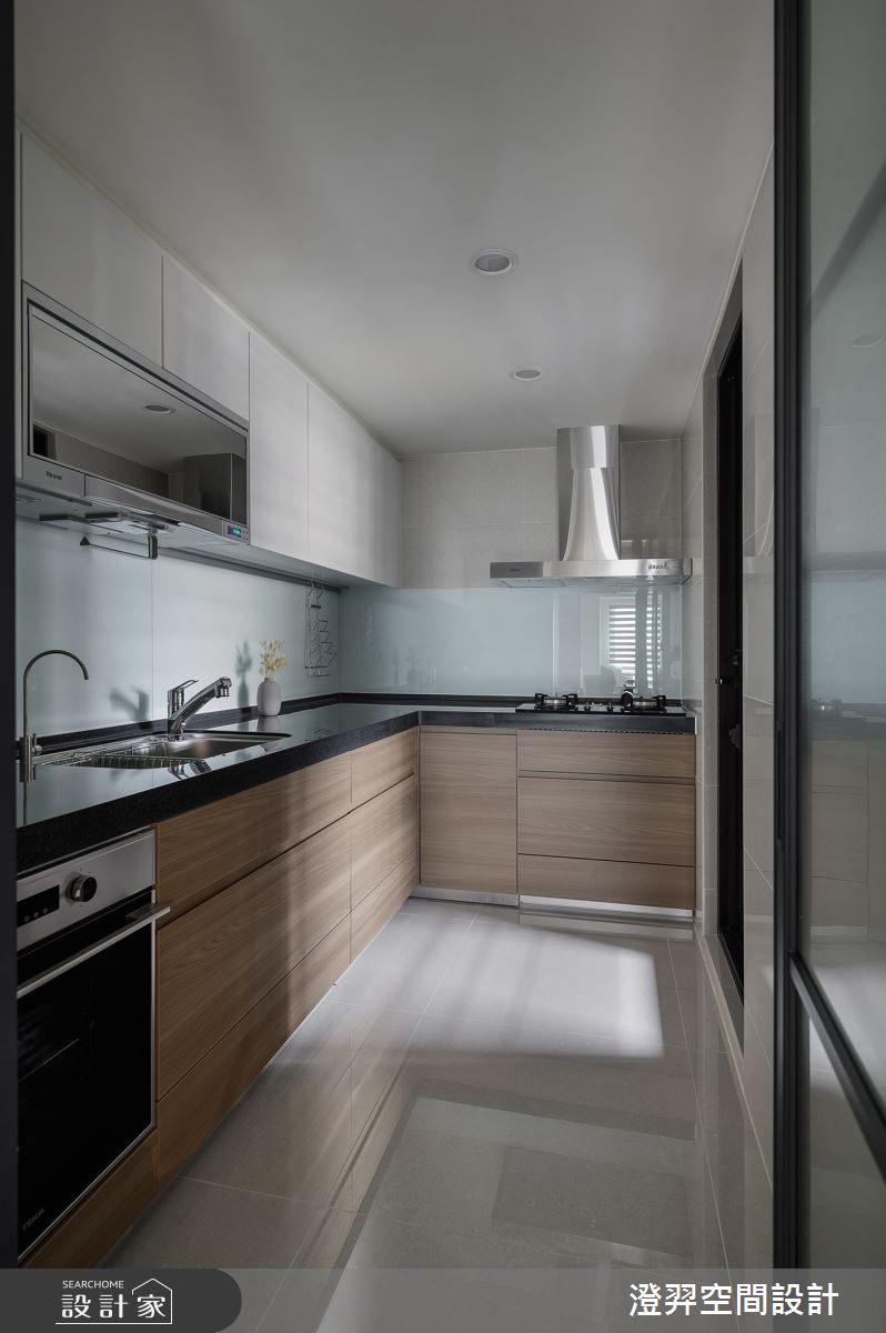 35坪新成屋(5年以下)＿現代風廚房案例圖片＿澄羿空間設計＿澄羿_光和light&peace之37