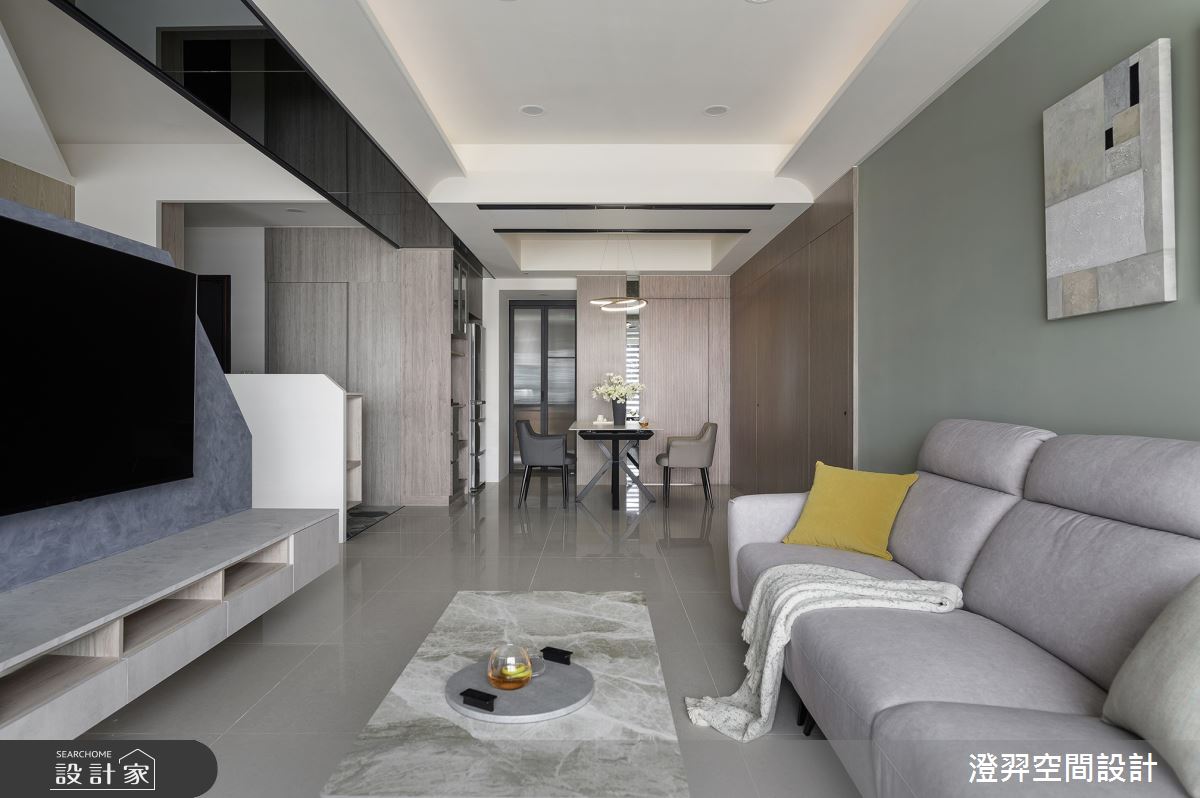 35坪新成屋(5年以下)＿現代風客廳餐廳案例圖片＿澄羿空間設計＿澄羿_光和light&peace之15
