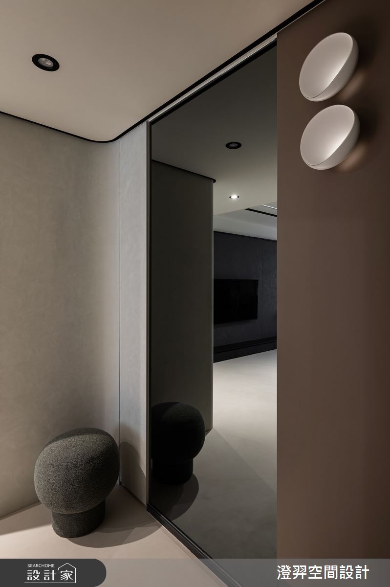 22坪新成屋(5年以下)＿現代風玄關案例圖片＿澄羿空間設計＿澄羿_澤光流影之2
