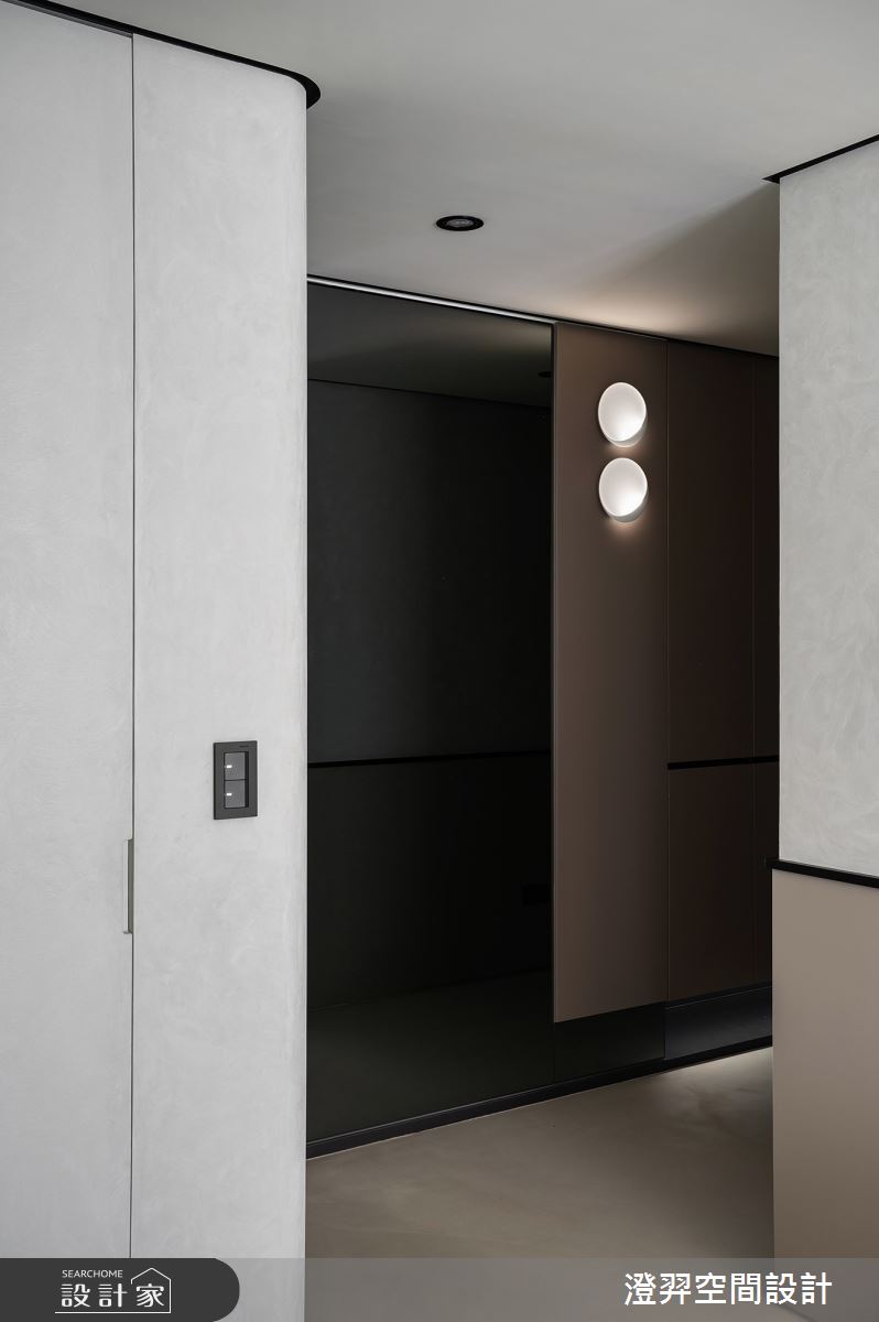 22坪新成屋(5年以下)＿現代風玄關案例圖片＿澄羿空間設計＿澄羿_澤光流影之5