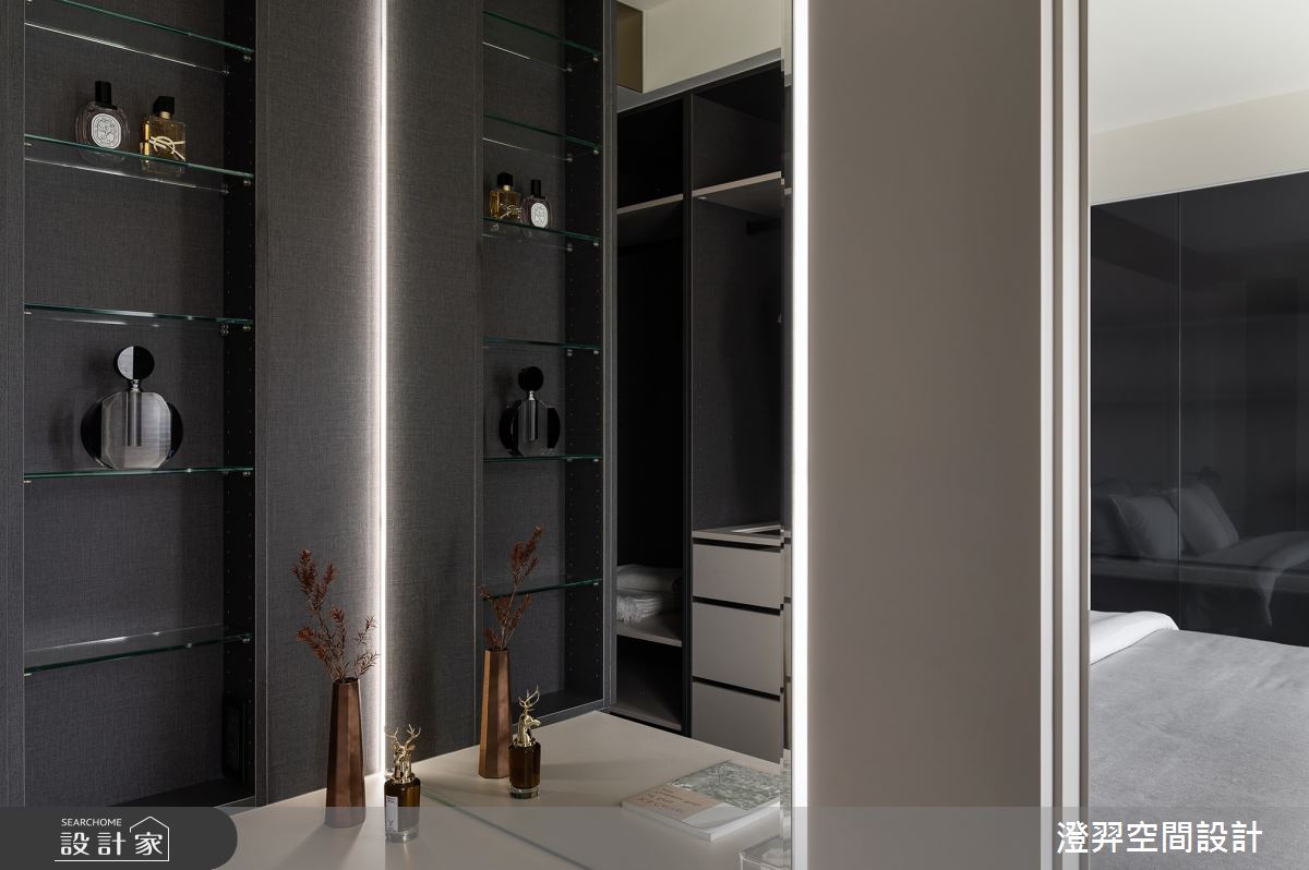 22坪新成屋(5年以下)＿現代風更衣間案例圖片＿澄羿空間設計＿澄羿_澤光流影之29