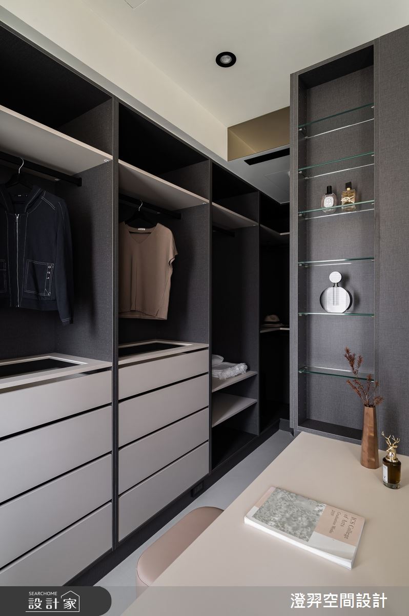 22坪新成屋(5年以下)＿現代風更衣間案例圖片＿澄羿空間設計＿澄羿_澤光流影之30