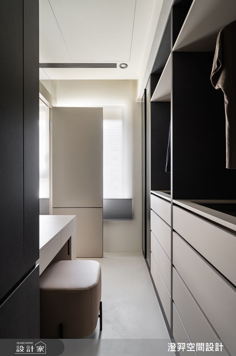 22坪新成屋(5年以下)＿現代風更衣間案例圖片＿澄羿空間設計＿澄羿_澤光流影之34