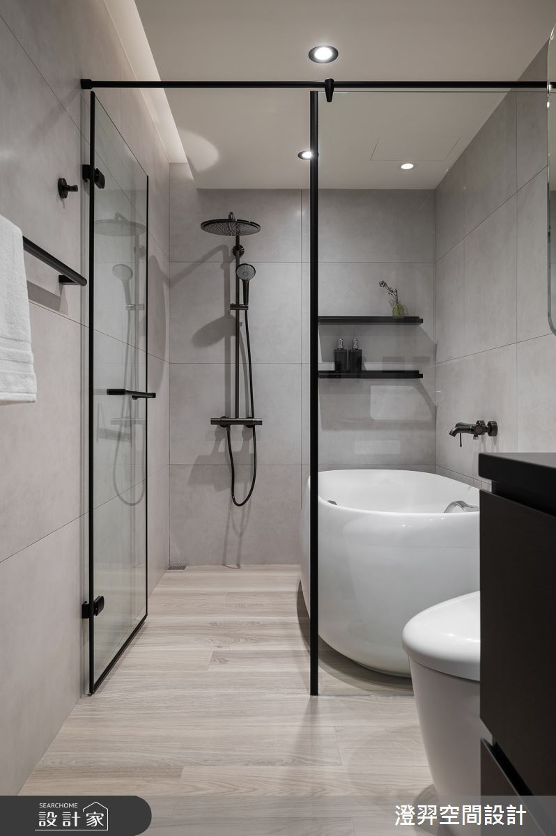 22坪新成屋(5年以下)＿現代風浴室案例圖片＿澄羿空間設計＿澄羿_澤光流影之39