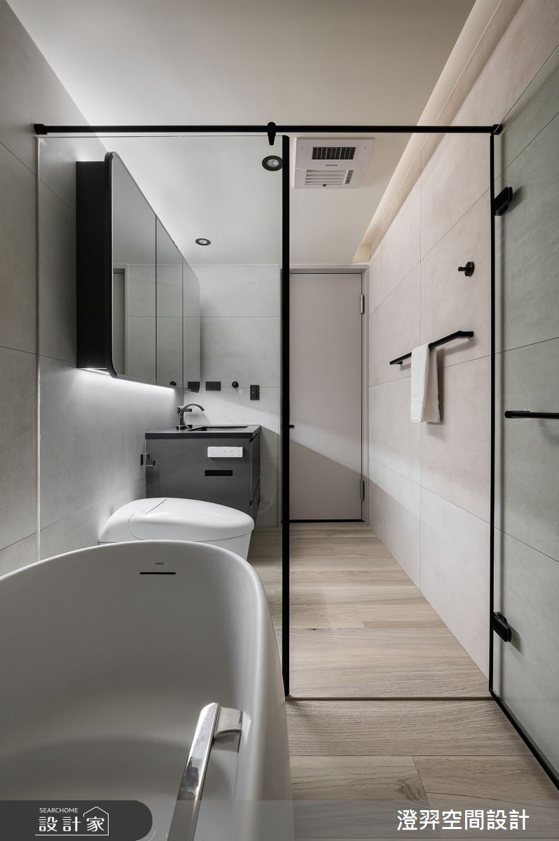 22坪新成屋(5年以下)＿現代風浴室案例圖片＿澄羿空間設計＿澄羿_澤光流影之40