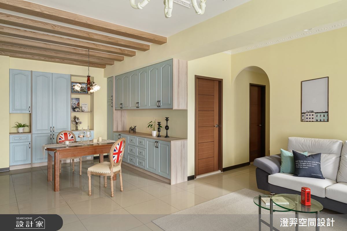 32坪新古屋(10年以下)＿鄉村風客廳餐廳案例圖片＿澄羿空間設計＿澄羿_鄉韻之9