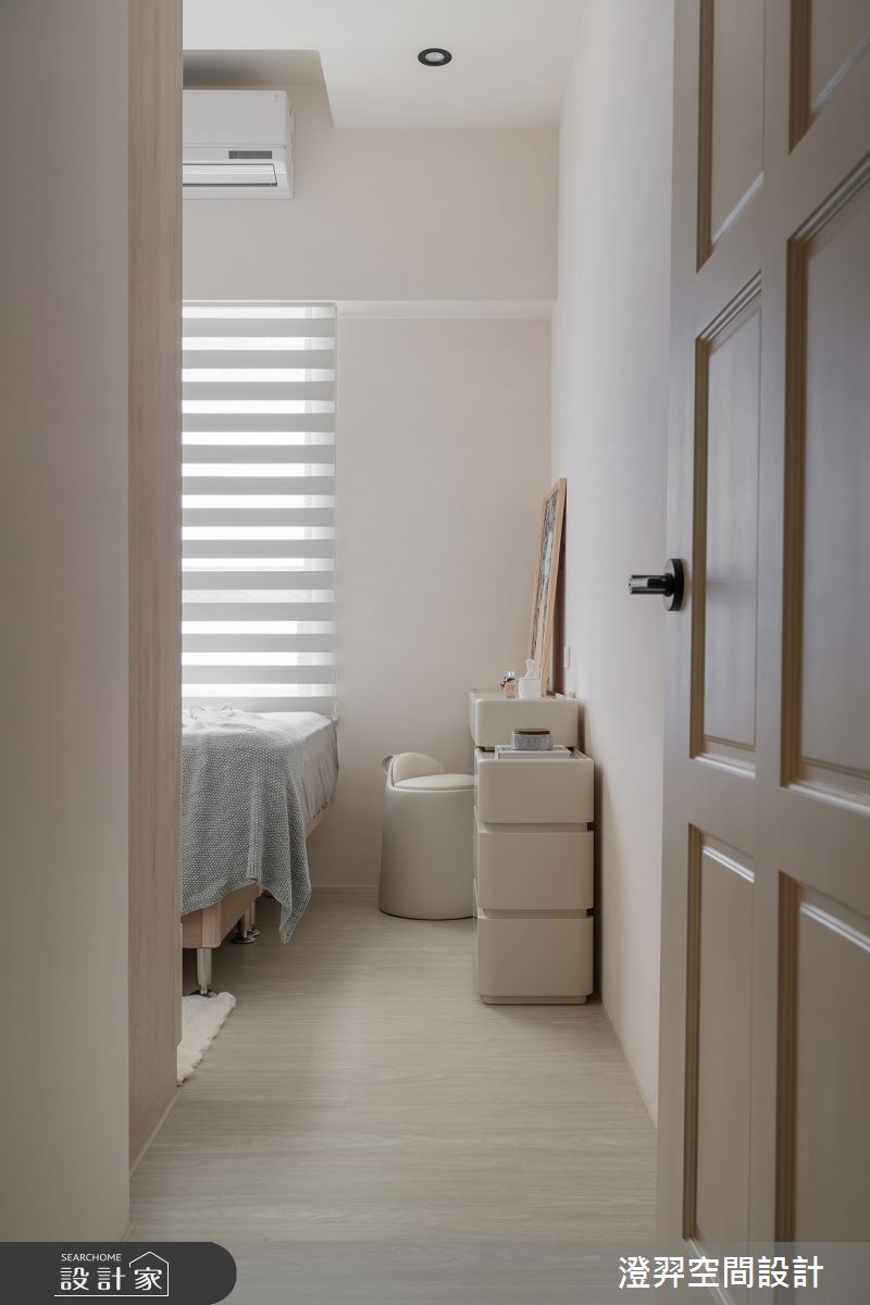 15坪新成屋(5年以下)＿韓系奶油風臥室案例圖片＿澄羿空間設計＿澄羿_月汐之11