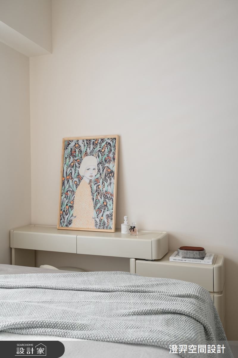 15坪新成屋(5年以下)＿韓系奶油風臥室案例圖片＿澄羿空間設計＿澄羿_月汐之12