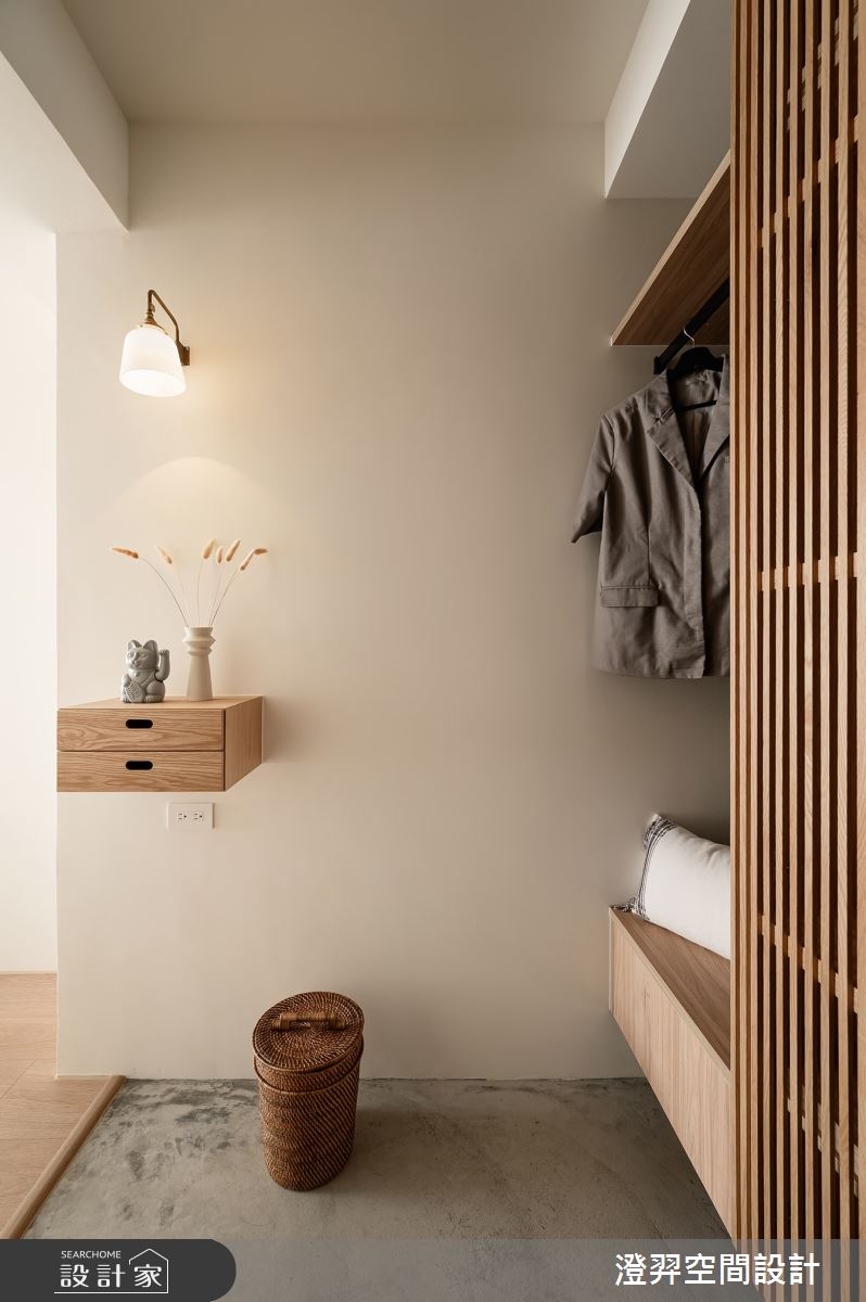 16坪新成屋(5年以下)＿日式無印風玄關案例圖片＿澄羿空間設計＿澄羿_光木之森之1