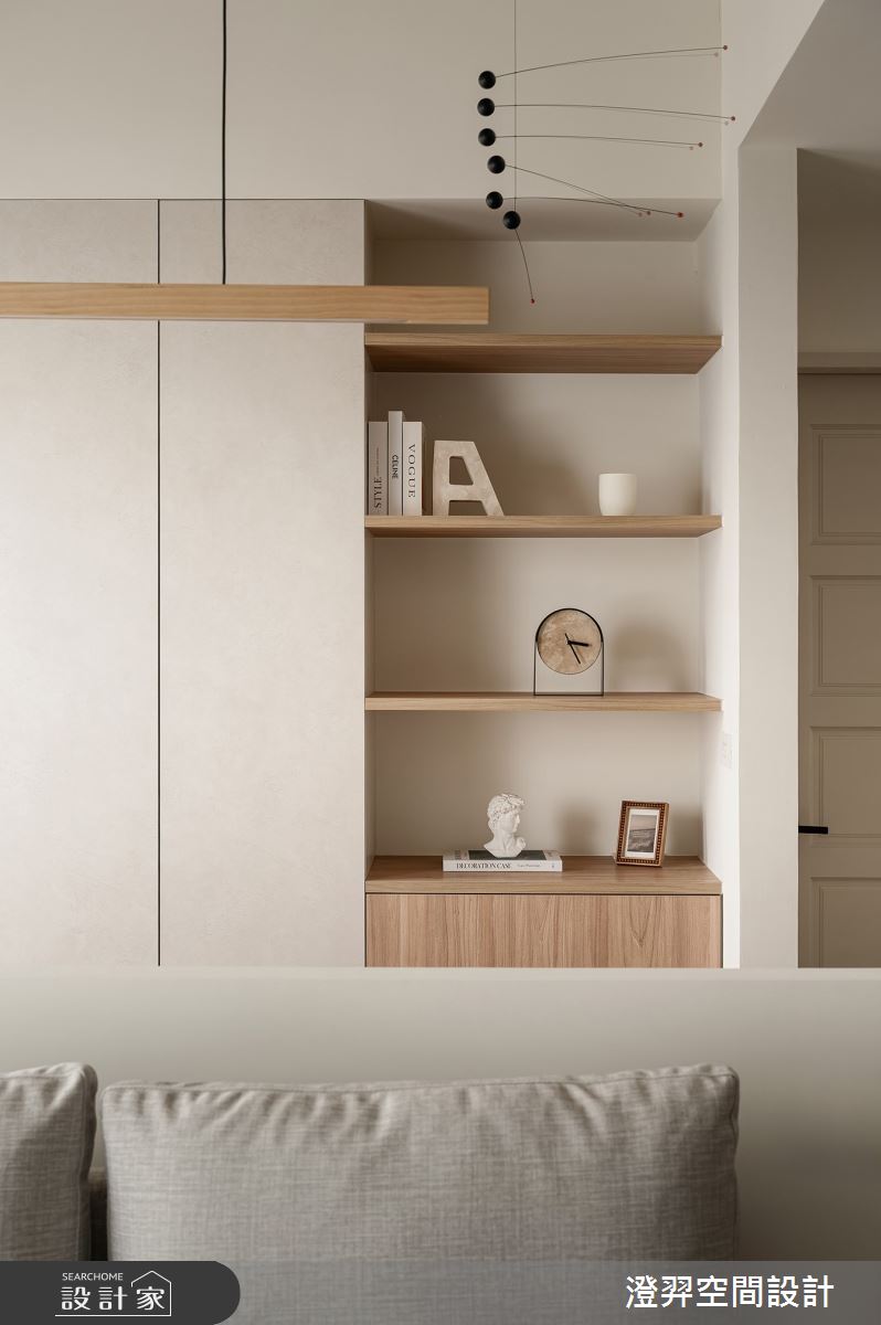 16坪新成屋(5年以下)＿日式無印風客廳案例圖片＿澄羿空間設計＿澄羿_光木之森之8